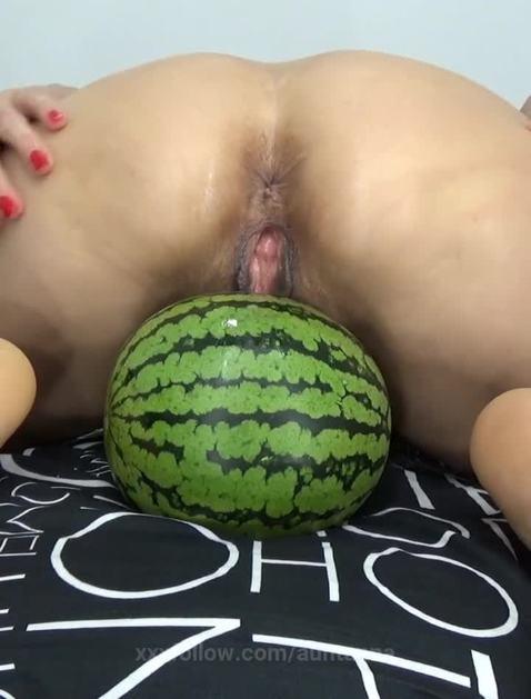 Watermelon masturbation Protagonizado por auntanna