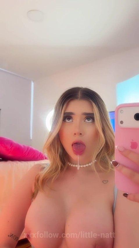 spit my boobs 💦🥰 Protagonizado por little-natt