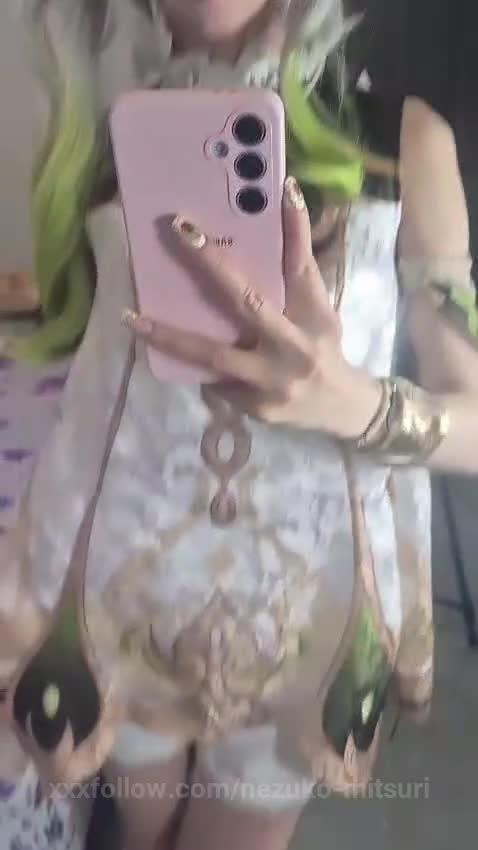 Your dendro goddess is soaked & waiting 🌿 Protagonizado por nezuko-mitsuri